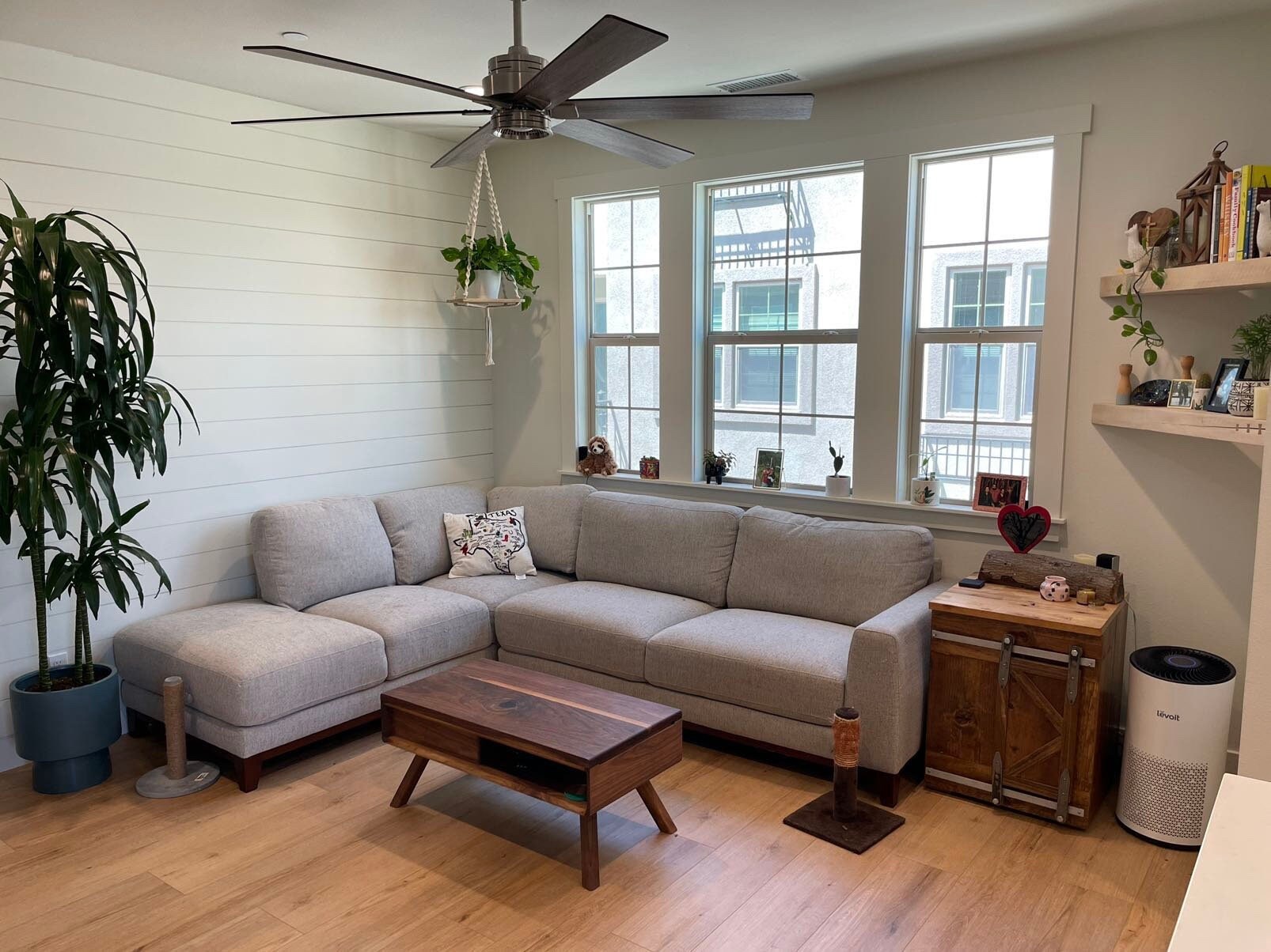 Mid Century Modern Coffee Table | Solid Wood Walnut Table With Hidden ...