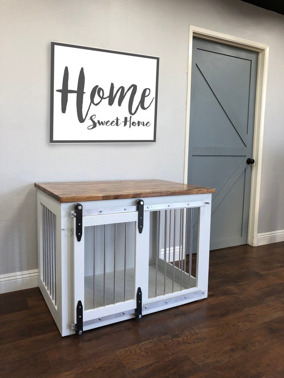 dog kennel credenza