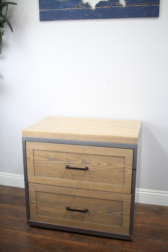 Sale Filing / Metal and Wood / Refinished / 30 Etsy