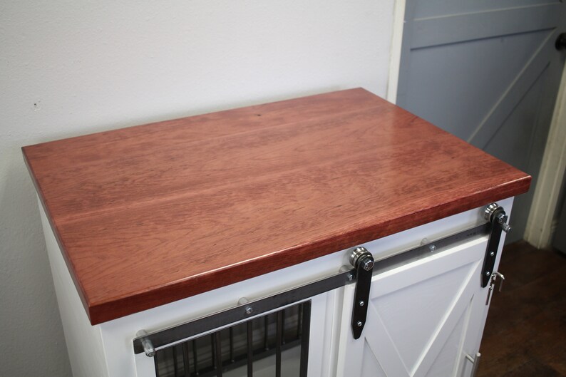 Add-on Option Wood Tops for our Dog Crates, Cat Boxes & Media Centers Cherry