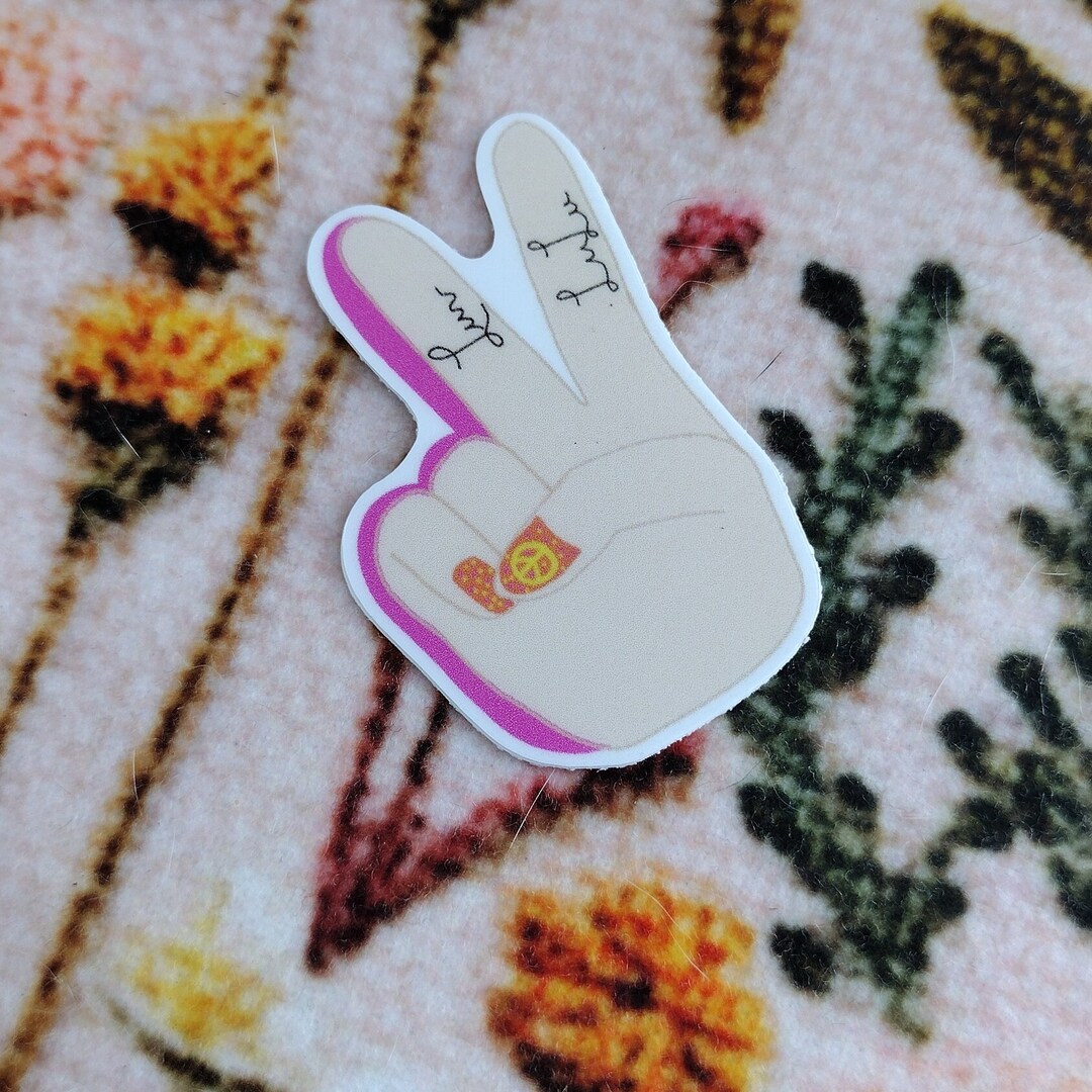 Lulus Sticker Luv Lulu Peace Sign Sticker - A Bus Named Lulu Sticker Set 3, 2024 - Etsy