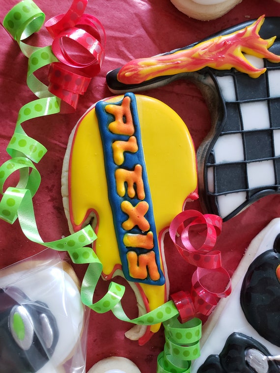 Blaze And The Monster Machines Inspired Cookies Etsy Blaze And The Monster Machines Inspired Cookies Etsy