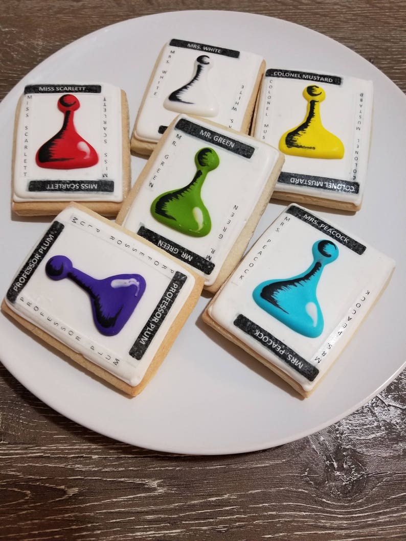 Clue Game Pieces Etsy