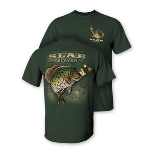 Crappie slab Slayer Two-sided Short Sleeve T-shirt -  Canada
