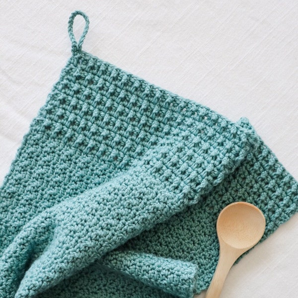 CROCHET PATTERN // Crochet Towel, Tea Towel, Kitchen Towel, Crochet Cloth, Washcloth, Bathroom Towel, Dish Towel, Dishcloth, Hand Towel