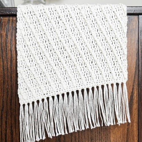 CROCHET PATTERN Cotton Farmhouse Table Runner/eco Friendly Etsy