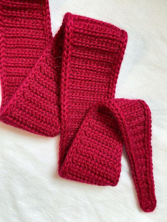CROCHET PATTERN // Crochet Scarf, Kerchief, Neck Scarf, Headband, Hair Ribbon, Belt, Head Wrap, Bandana, Hair Tie // Felicity Scarf