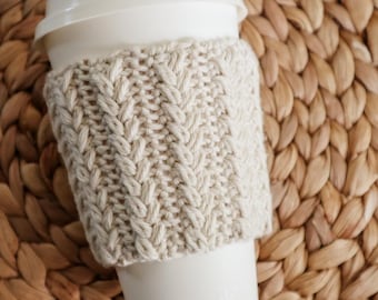 CROCHET PATTERN // Cup Cozy, Coffee Sleeve, Beverage Cozy, Coffee Cozy, Cup Sleeve, Mug Sleeve, Mug Cozy, Cup Holder // Perennial Cup Cozy