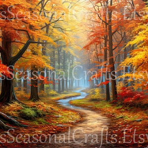 Herfstboslandschap - png