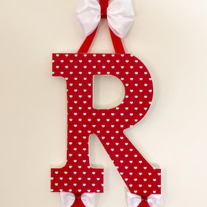 Letter"R" Hair Bow Organizer: Girl's Room Decor, Bow Holder