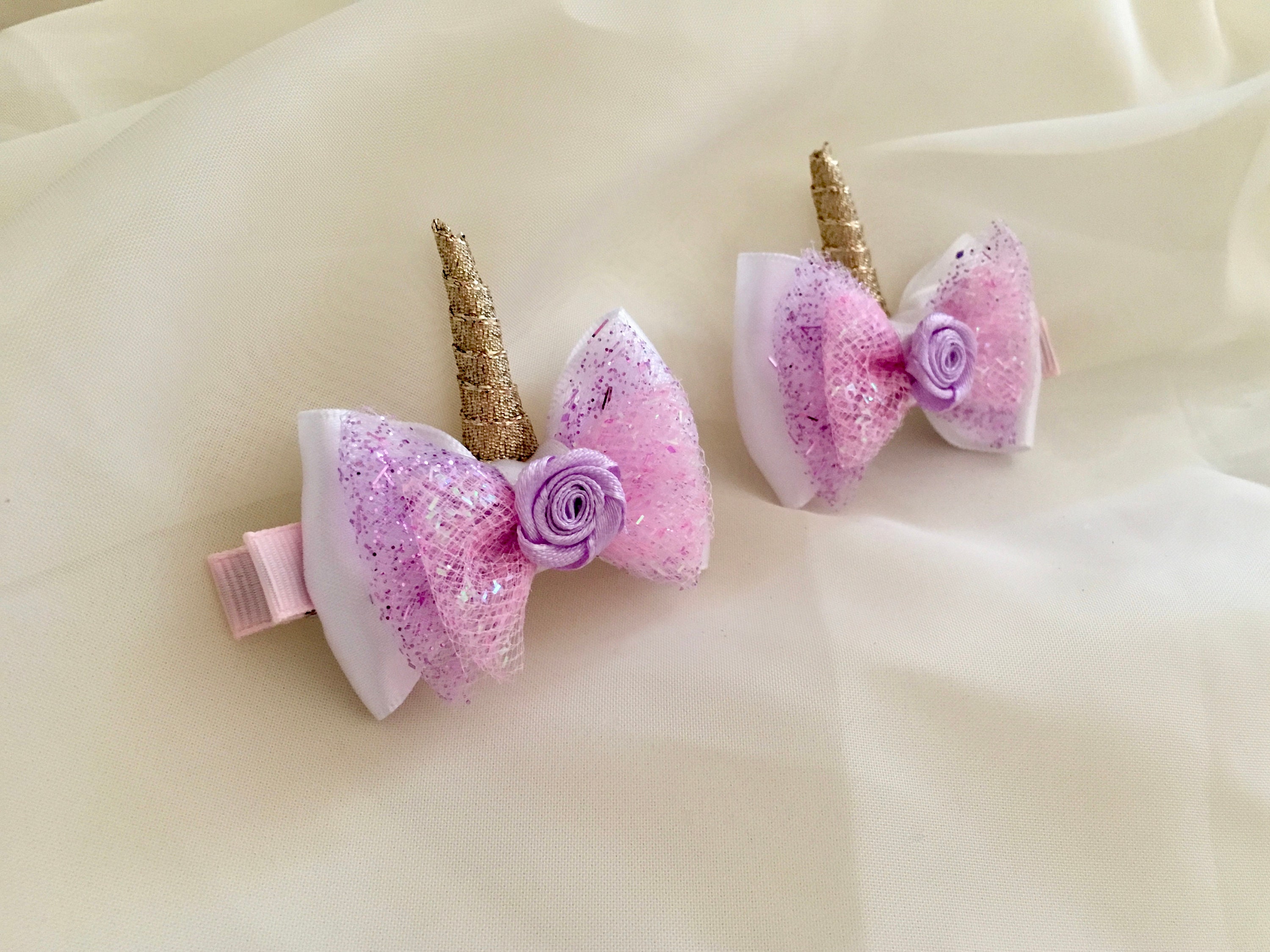 Unicorn Hair Accessories Gift Set Unicorn Headband Unicorn Etsy