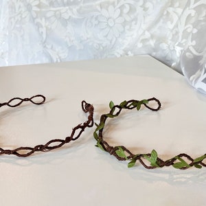 DIY Flower Crown, Grapevine Crown Base, Bridal Headpiece, Make Your Own Crown, Girl&#39;s Craft Project, Wedding Accessory, Halo, Bridal Shower