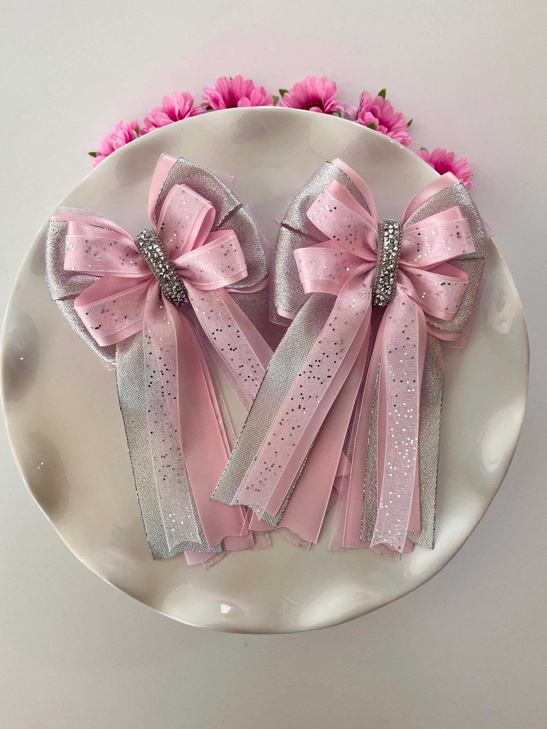 Diamond Rhinestone Bow Hair Clip - Etsy