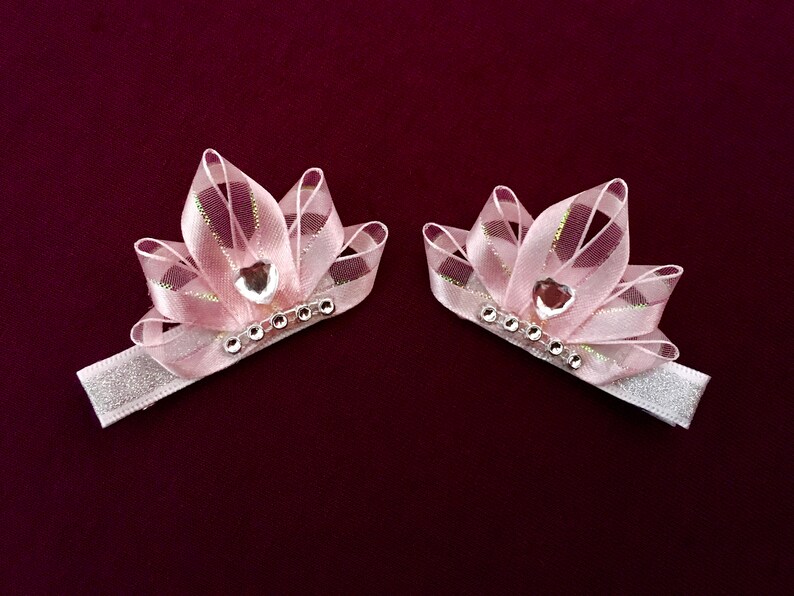 Pink Princess Crowns Clip Set image 3