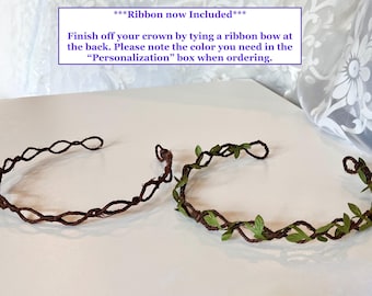 DIY Grapevine Flower Crown Base: Bridal Headpiece Supplies