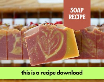 Soap Recipe: Orange Blossom, Intermediate (RECIPE ONLY!), Cold Process Soap, Recipe by Muddy Mint