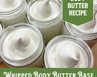 Receta de crema corporal batida, 17 aromas, apta para principiantes (descarga en PDF)