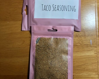 Condimento Taco fatto in casa Mix Peperoni piccanti Spezie messicane Condimento spagnolo