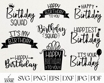 Download Birthday Svg Etsy