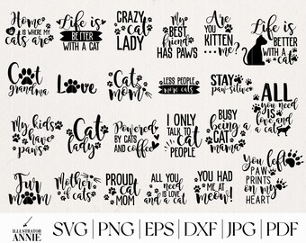 Download Cat Quote Svg Etsy