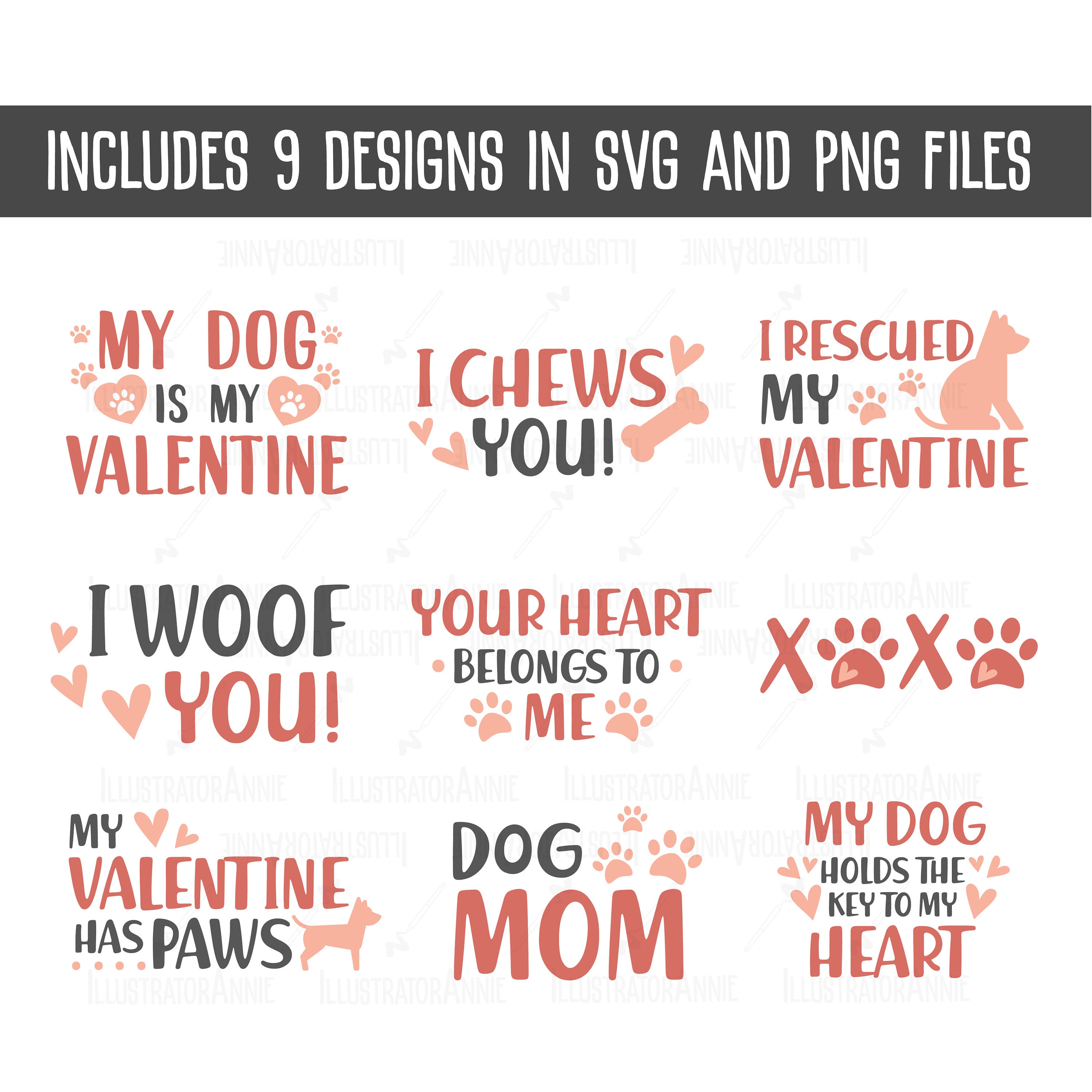 Dog bandana SVG bundle for instant download PNG SVG | Etsy