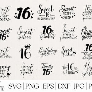Free Free 336 Free Svg Sweet 16 SVG PNG EPS DXF File