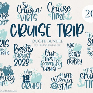 Cruise SVG Bundle - Commercial Use - Family Cruise Shirt Design - Cruise Trip 2023 SVG - Cruise Squad SVG - Cruise Shirt - Vacation svg