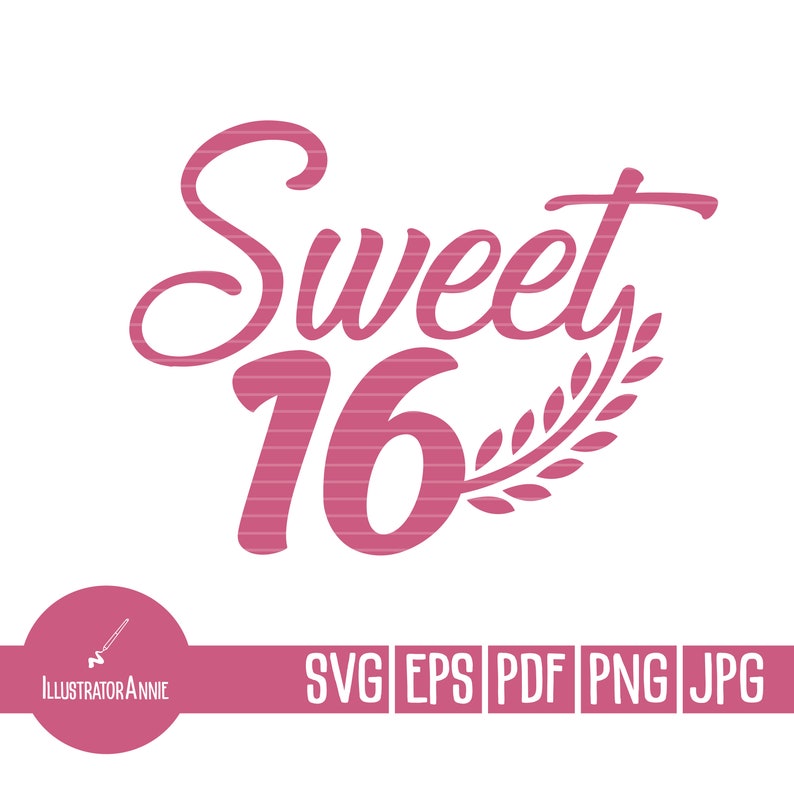 Download Sweet 16 SVG bundle sweet 16 SVG cut files instant | Etsy