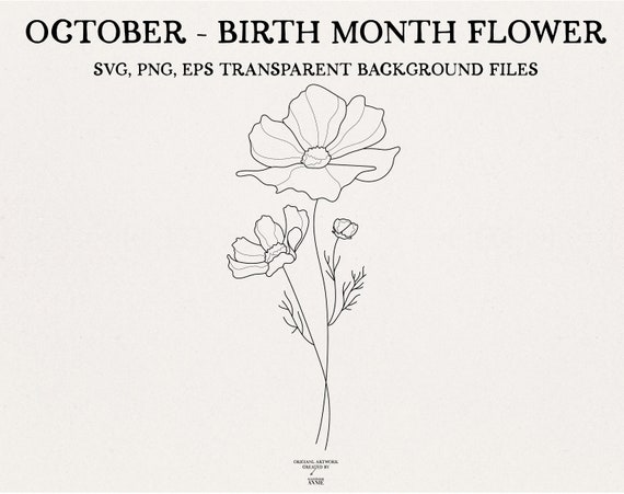 October flower of on sale the month