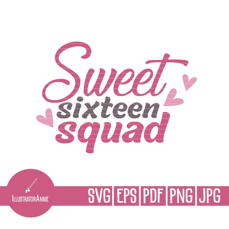 Download Sweet 16 SVG bundle sweet 16 SVG cut files instant | Etsy