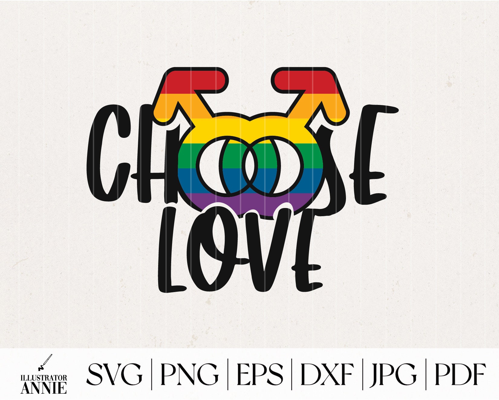 Gay Pride SVG bundle LGBT SVG Bundle Commercial Use Love | Etsy