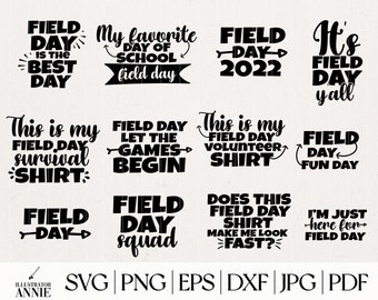 Field Day SVG Bundle - Commercial Use - Field Day School Day SVG - Field Day 2021 SVG - Field Day Fun Day Shirt-Files For Cricut, Silhouette