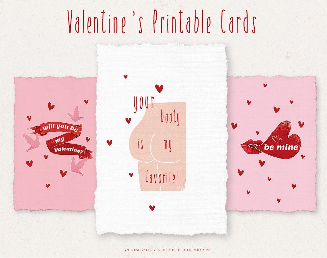 Printable Valentines Day Greeting Cards