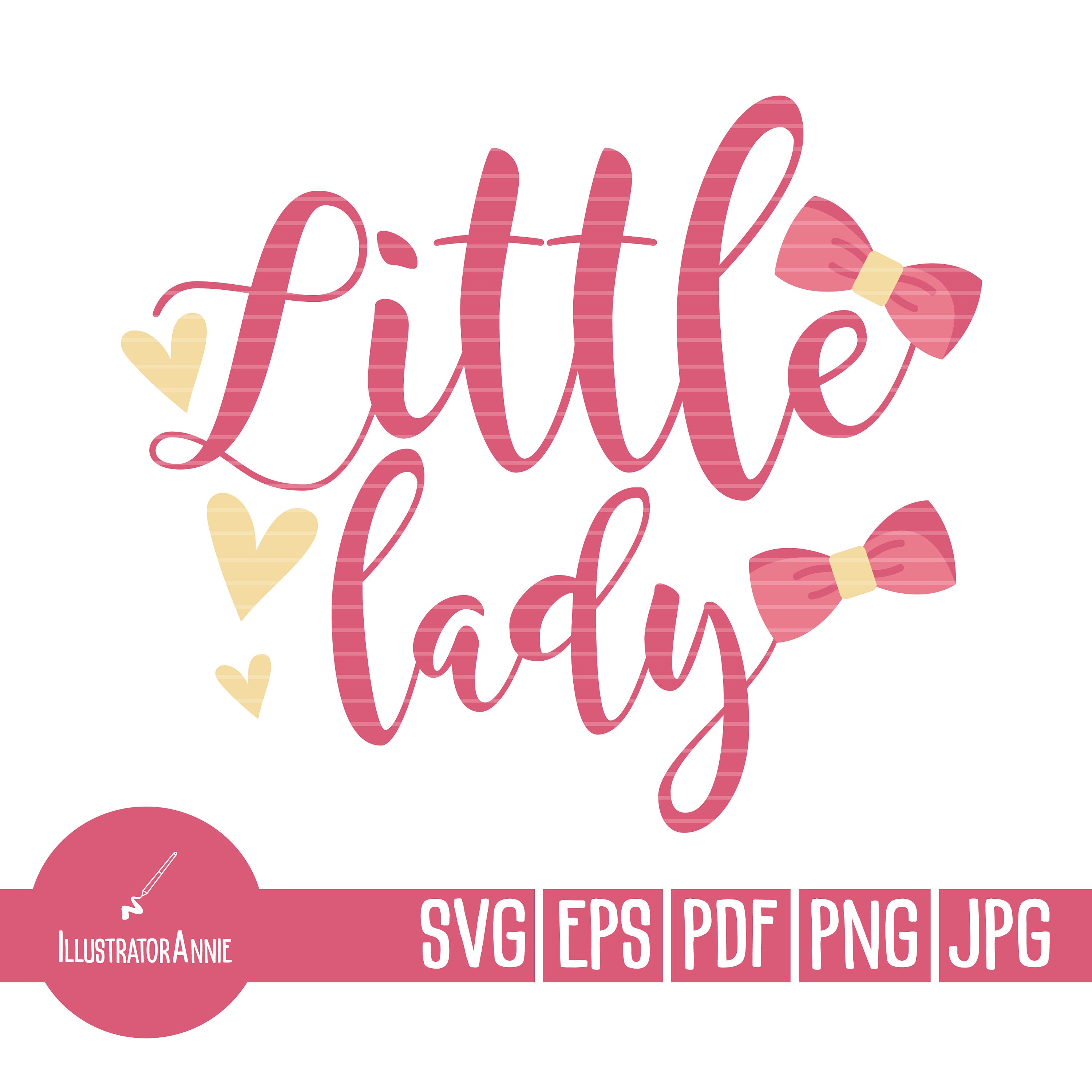 Cute Baby Girl SVG