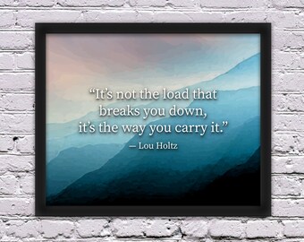 Lou Holtz Quote - Etsy