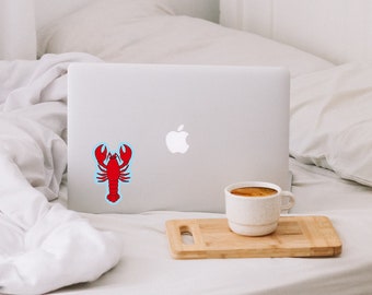 Lobster Sticker | Marine Animal Maine Seafood | Laptop Decal | Office Stationary | Gifts for Her Him | Mother's Day