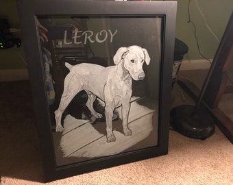 Custom Pet Portrait - Glass Etching