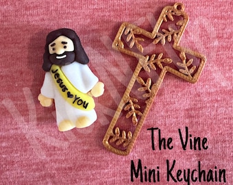 3D Printed Cross Keychain | Gift | Accessories |