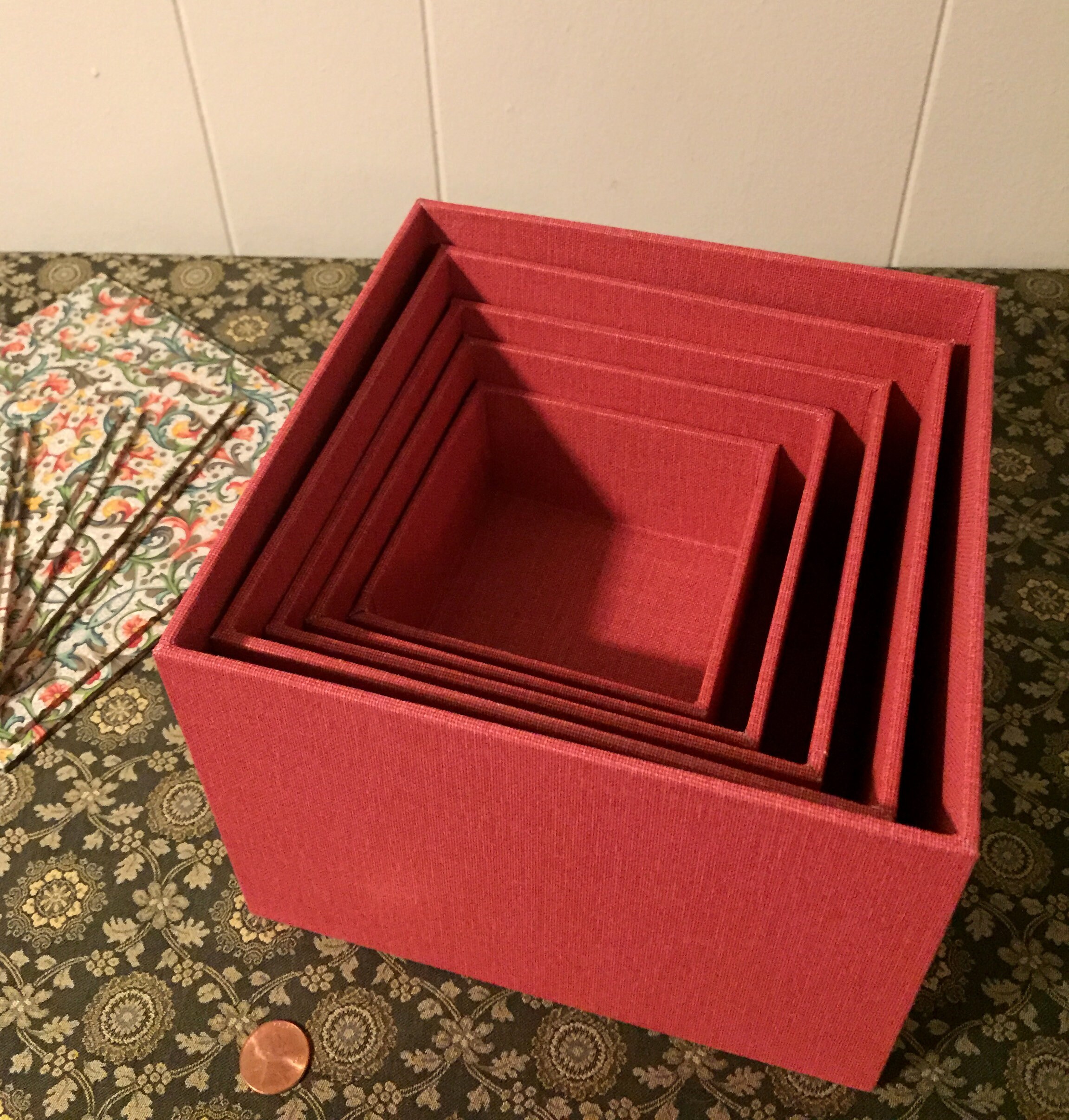 Conjunto de cajas de almacenamiento Decoración del hogar / | Etsy