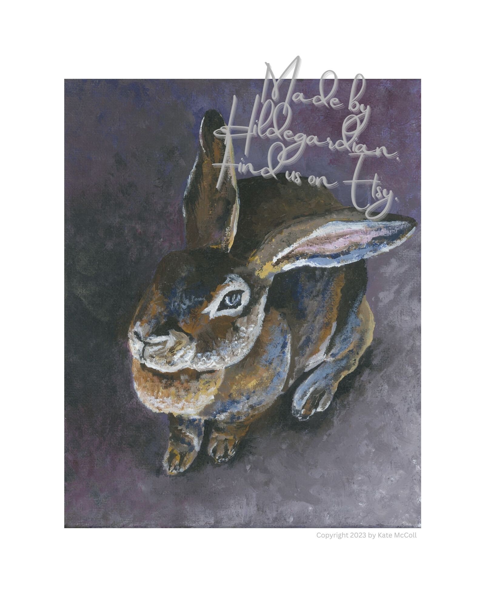 Rex Rabbit Art Print - Etsy