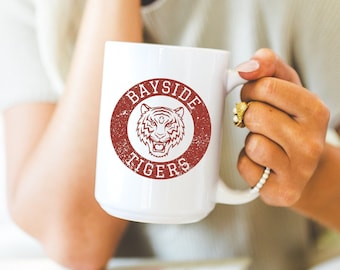 Bayside Tigers Mug, Bayside High School. 90s Throwback TV Mug, Fun Coffee Mug, 90s TV lover mug, Zack attack