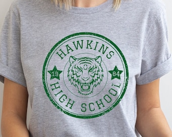 Hawkins High School Shirt, Hawkins 1984, TV Show shirt, Elleven, The upside down