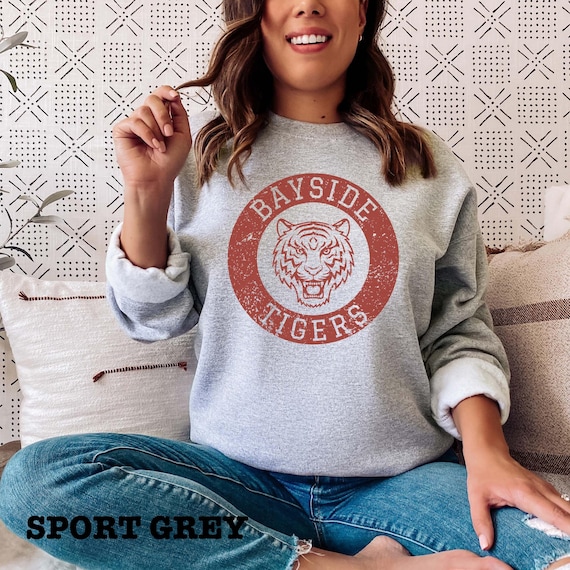 Bayside Tigers Sweatshirt, Throwback Shirt, Movie/TV shirt, 90s TV
