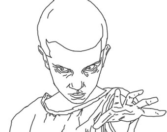 Eleven Coloring Etsy