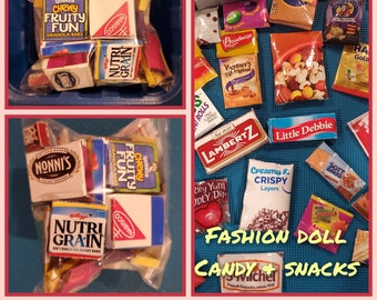 Fashion Doll Snacks and Candy (12" Dolls)