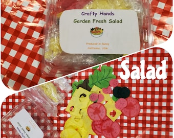 Pretend Play Salad for Play Kitchens