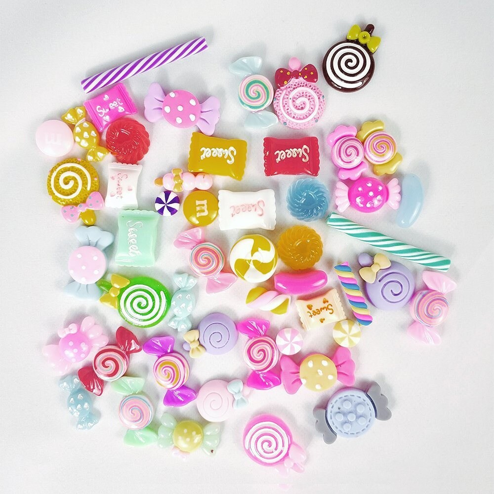 Slime Charms Candy 50 pcs of Slime Charms Etsy