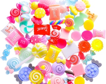 Slime Charms - Candy 50 Stück Schleim Charms