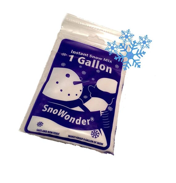 1 Gallon of Instant Snow Artificial Snow Mix Makes 1 Gallon of Fake Snow  Perfect for Making Slime, FAST SHIPPING 