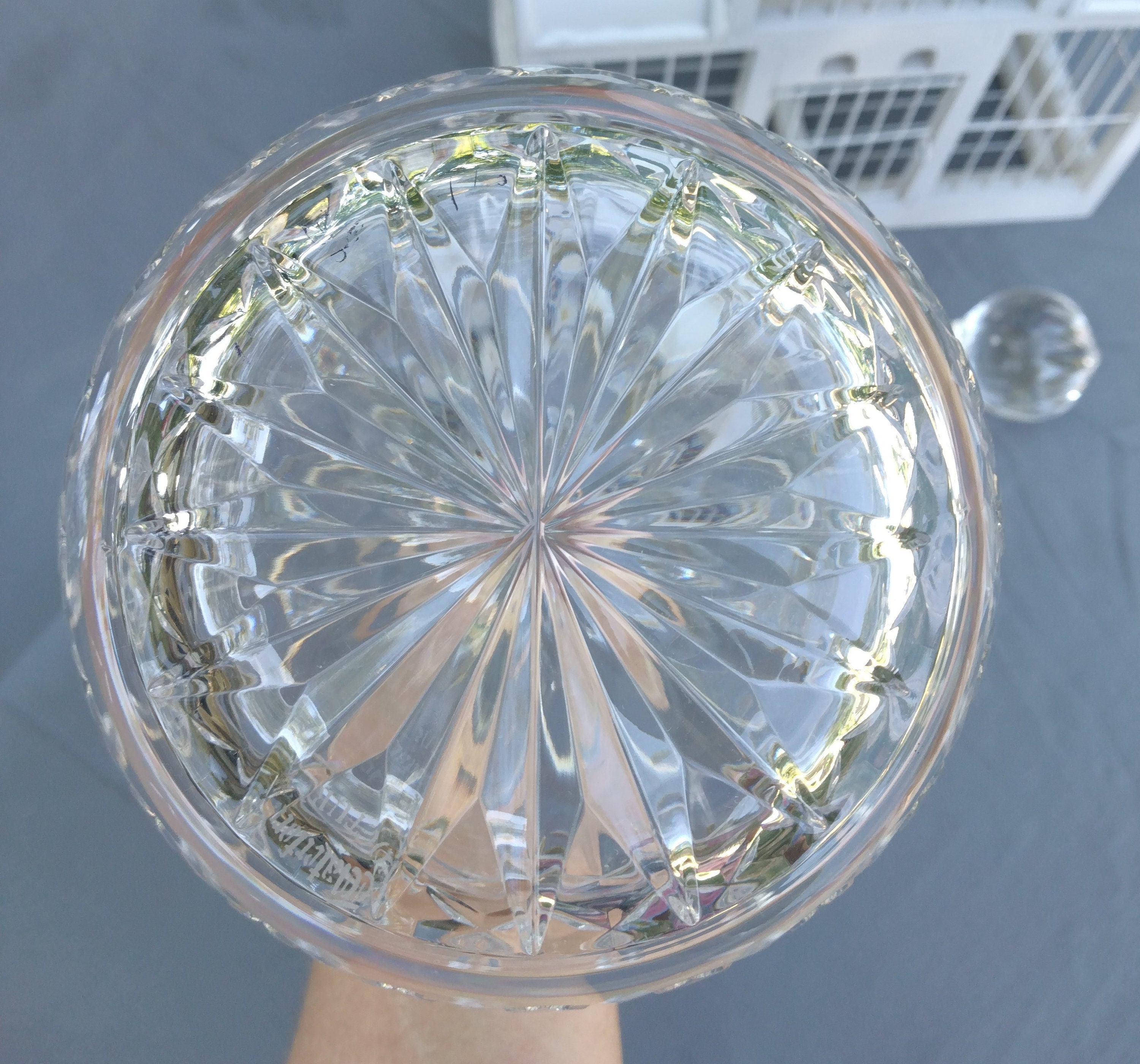 Vintage Waterford Crystal Round Decanter Nocturne Vintage Irish 
